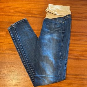 Gently used 7 for All Mankind maternity jeans size 28